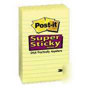 3M post-it super sticky neon note 4IN x 6IN |pack of