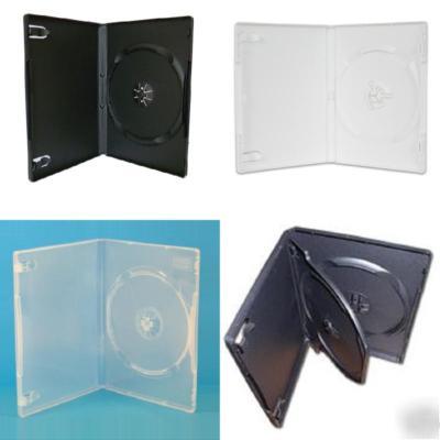 Dvd 6-12 case variety pack- black, white, clear, double