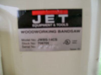 Jet woodworking band saw model jwbs-14CS 