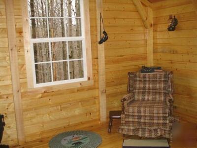 Log cabin kits ** homes to go ** dry-in**open fl plan