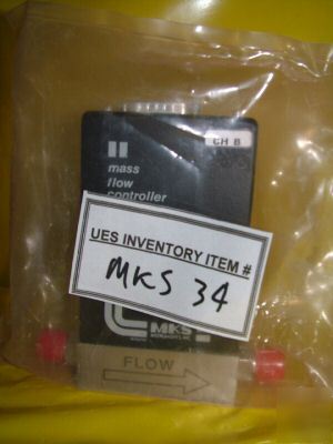Mks type 159B mass flow meter controller he *