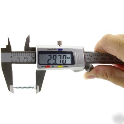 New electronic digital caliper - stainless steel - 