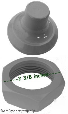 Kit dust cap & nut for mueller valve
