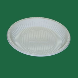 Deli / dessert bioplastic plate (carton=1,600 plates)