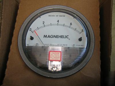 Dwyer magnehelic pressure guage 0 - 8