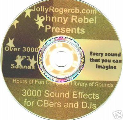 Johnny rebel super sound effects MP3 cd