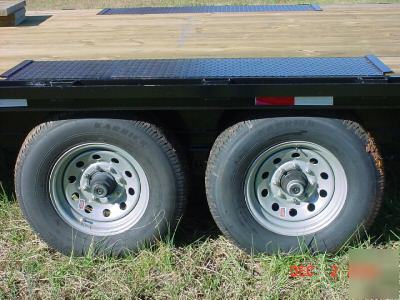 New 2007 trailer - 7 ton deckover for tractors- bobcats