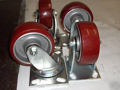 New 4 colson casters 6 series 5