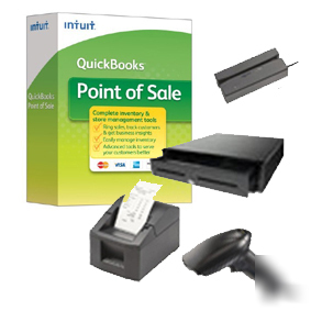 New quickbooks point of sale pos 9.0 software+hardware
