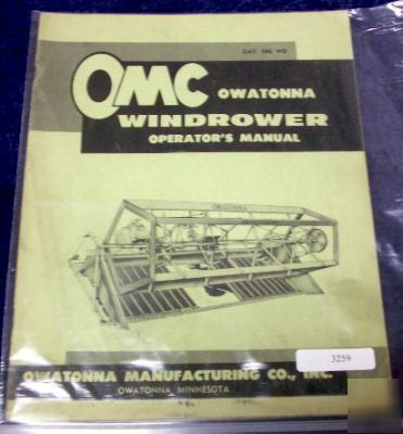 Owatonna d & s windrower operators manual