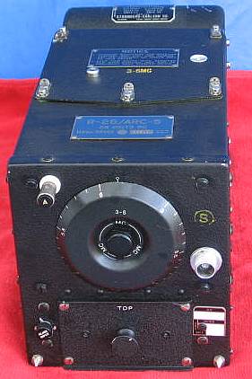 R-26/arc-5 radio receiver 3-6 mc w/tuning key