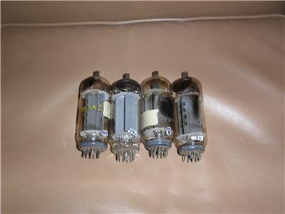 4) 6KD6 rf amplifier power vacuum tube lot# 162
