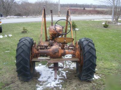 Allis chalmers 1942 wc farm tractor with manure bucket