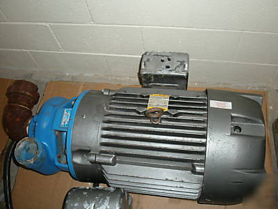 Baldor 25 hp motor with goulds pump 