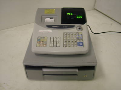 Casio te 100 electronic cash register money till retail
