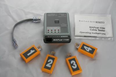 Datacom mapcat cable mapper *4 remotes* test CAT5/5E/6 