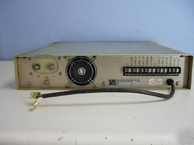 Electronic measurements scr 10-40-07 power supply #5917