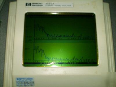Hp 3560A dynamic signal analyzer