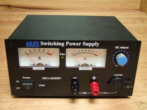 Mfj-4245MV 45 amp switching power supply, ham, cb, icom
