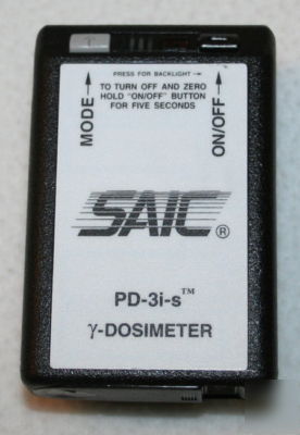 Saic pd-3I-s electronic gamma radiation dosimeter