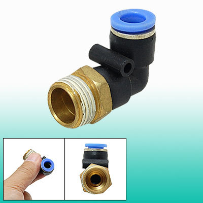 8 x 16.5MM quick push in one touch elbow male fittings