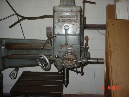 Bridgeport mill & cincinnati bickford radial arm drill 
