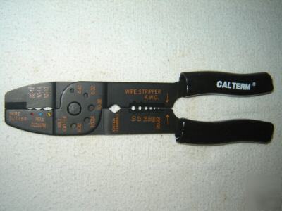 Calterm multi-purpose 6-in-1 stripper crimp cutter tool