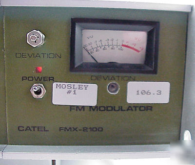 Catel ca-2000 fm modulator/demodulator system 2 channel