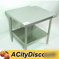 Commercial kitchen 30X28 stainless steel prep table