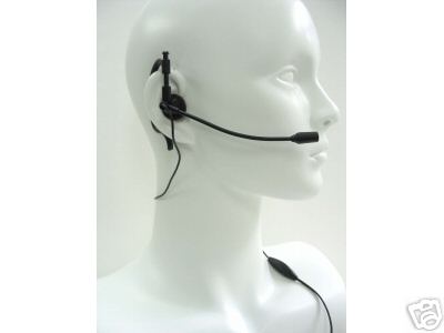 Ear hanger headset for motorola LTS2000 GP2000 GP300