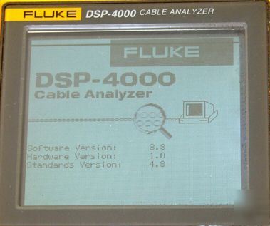 Fluke dsp-4000 cable tester DSP4000 30 day guarantee