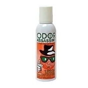 Odor assassin orange scent non-aerosol pump spray case