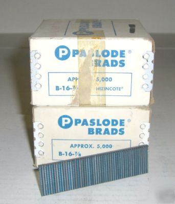 Paslode 16 gauge straight brads 7/8