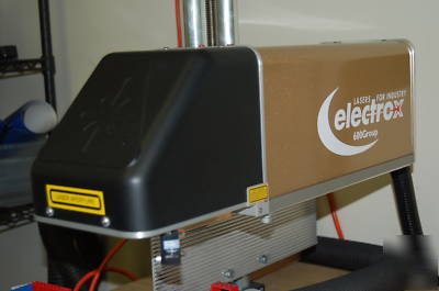 Electrox scorpion rapide ii 20 watt fiber laser marker 