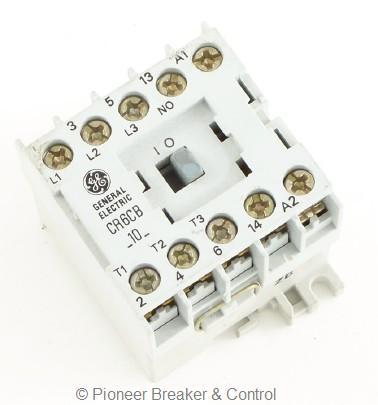 Ge miniature contactor CR6CBA 120V 9A 3POLE