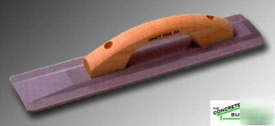 Kraft tool concrete hand float wood mag CF015M 16