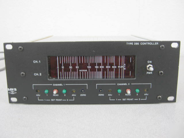 Mks type 286 dual thermocouple vacuum gauge controller