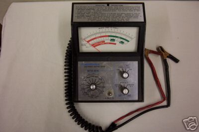 Motorola electronic battery tester