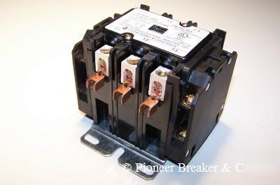 New dp contactor 208-240V 40/50A 3P with auxiliary