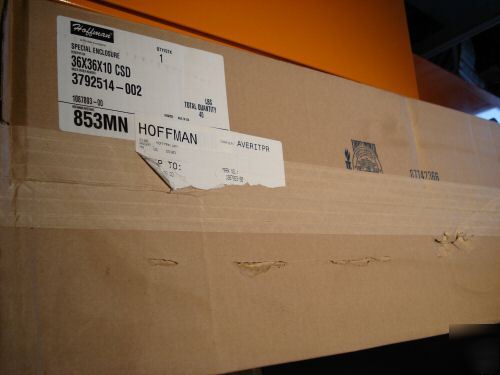 New hoffman wall-mount type 4 12 enclosure 36 x 36 x 10