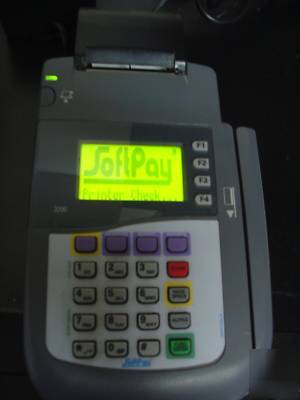 Verifone softpay credit card terminal model omni 3200