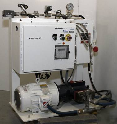 Wheel cleaner grinder hoffman control panel balder pump
