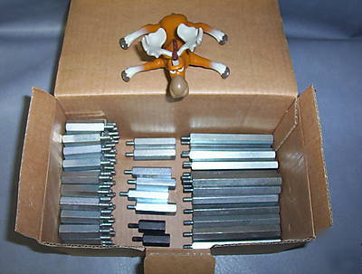 Box of hexagon spacing screw for electrical enclosures 