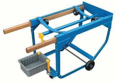 Deluxe rotating drum carts - model - rdc-1000-5PU