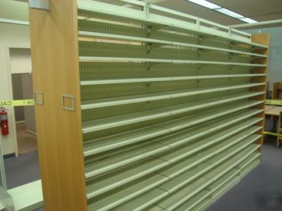 Library shelves or medical records or storage shelves 