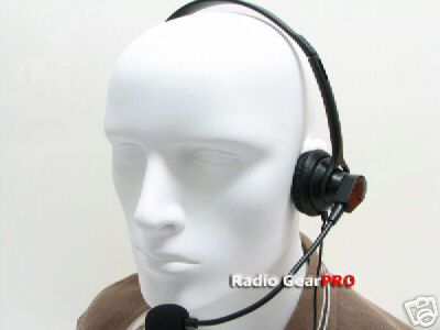 Medium duty over-head headset w/mic for wouxun radio