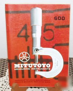 Mitutoyo measuring instruments catalog 1970 micrometer