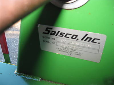 Salsco 355 slicer seeder dethacher lawn renovation