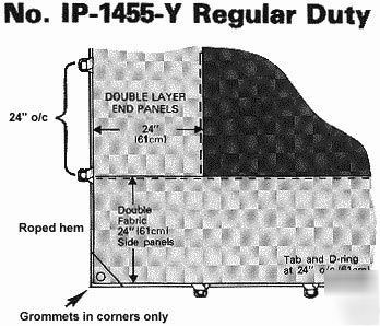 Truck tarp - supertough poly w/ built in d-rings -10X12