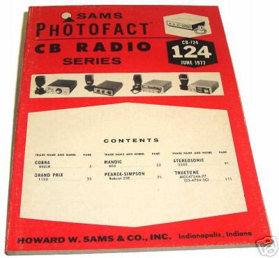 Sams photofact cb-124 june 1977 cb radio series